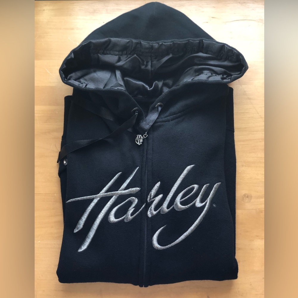 Harley-Davidson Full Zip Black Hoodie